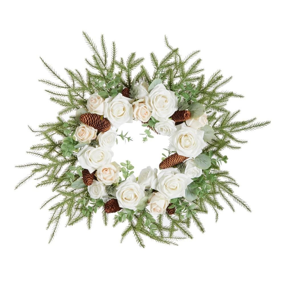 CORONA ROSE CM.80 WHITE